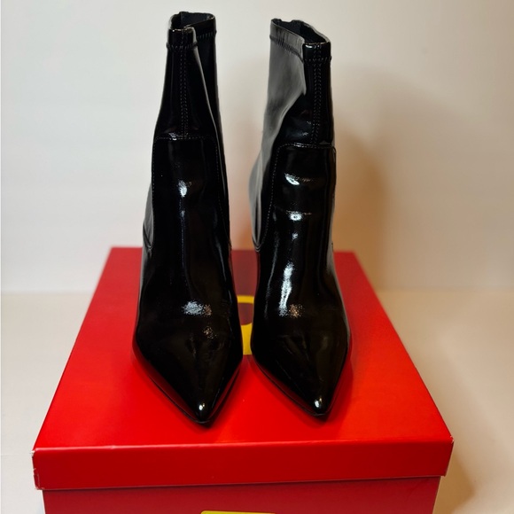 Wishbone Shoes - Wishbone Black Stiletto‎ Ankle Boots